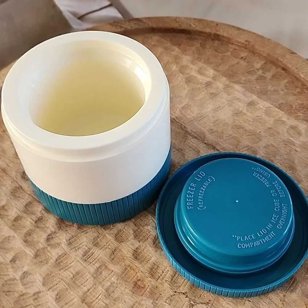 Retro Vintage Aladdin Thermos Jar with Freezable Lid